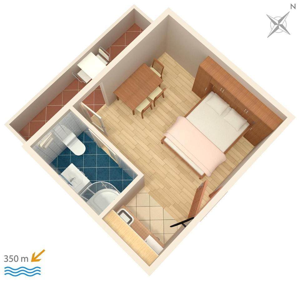 With A Parking Space Mali Rat Apartment Sumpetar